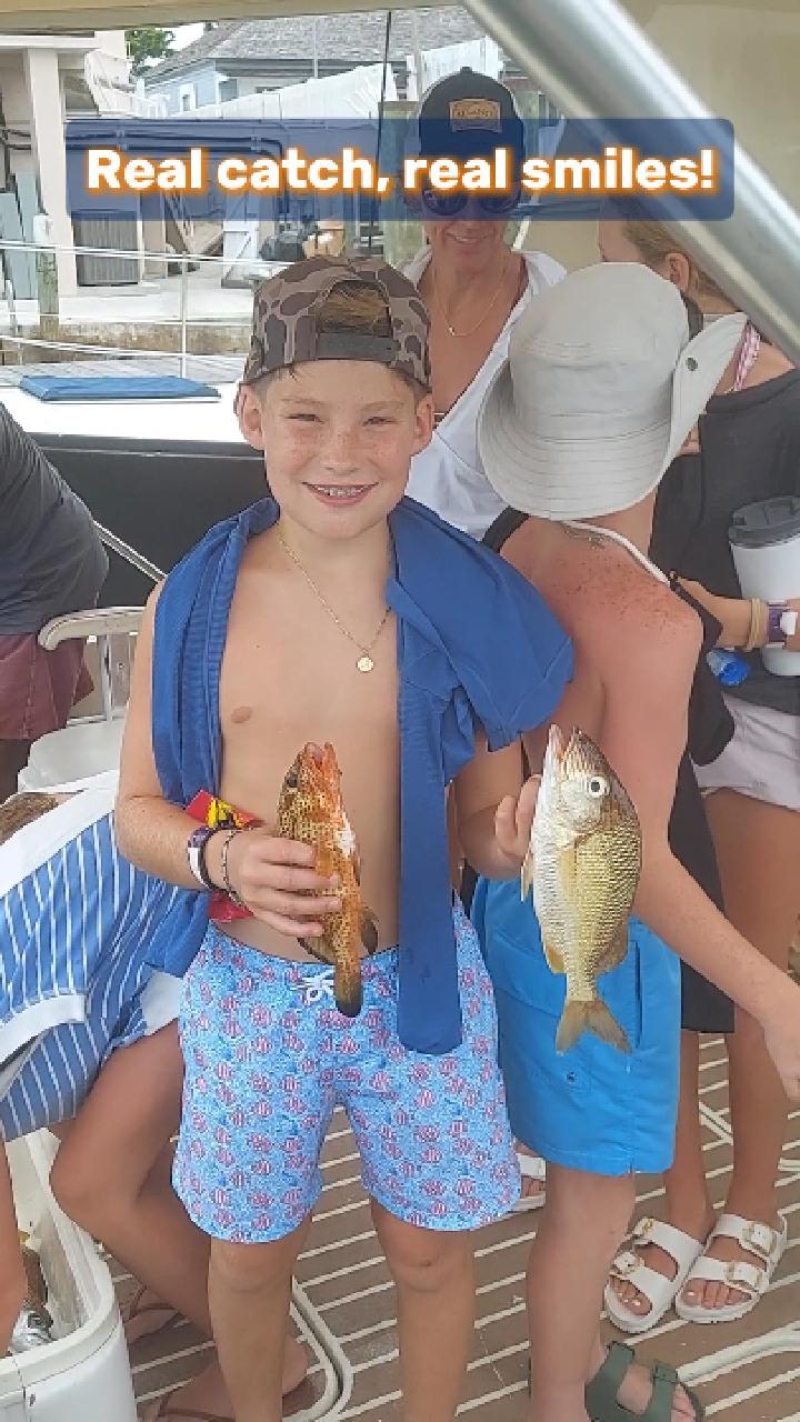 The Kids Said It Best: Book a Nassau Fishing Trip with Captain Brown
